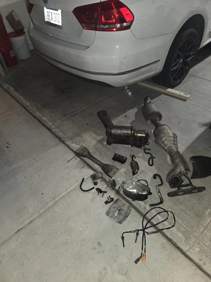 Volkswagen Passat TDI 2012-2016 diésel sistema de escape DPF 3C0131765F Foto 3 de 4