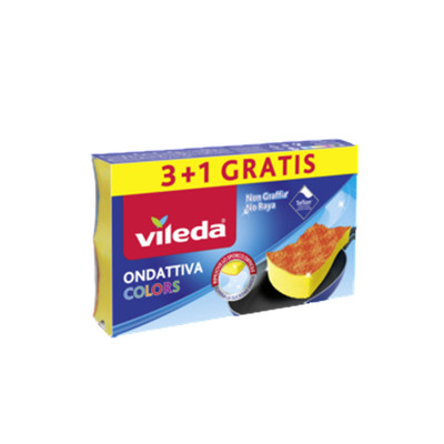 4023103208049 Zmywak Vileda Pur Active Colors 4szt. 