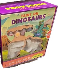 Paint On Dinosaurs Full-Color Book  Kit Special Edition - Spark  Plug - NEW