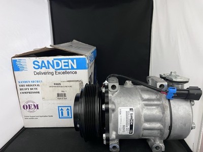 Sanden OEM AC Compressor. SD7H15SHD 6 Groove, Pad Mount. R134A. Model 4079