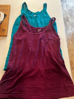 two Women's size Large tank tops by Mossimo - preowned