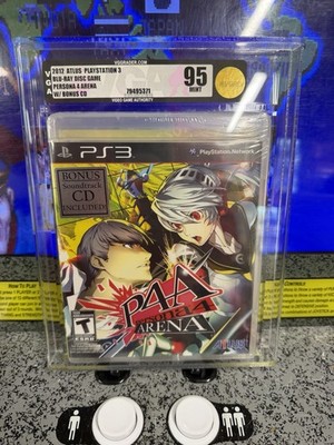 2012 PS3 Persona 4 Arena w/ Bonus CD Graded VGA Gold 95 MINT Sealed BRAND NEW
