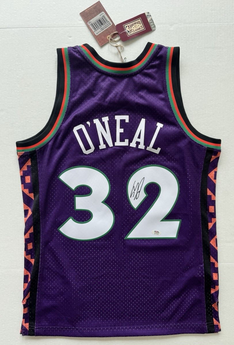 1.Salt様①　オーダー Shaquille O'Neal Signed 1995 NBA All Star Game Jersey PSA/DNA #32