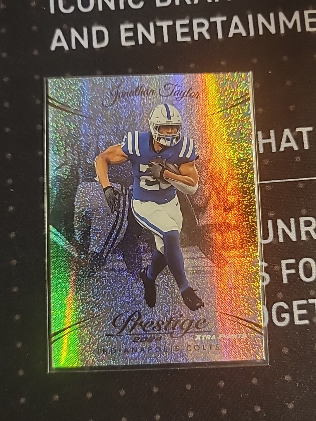 2024 Prestige #126 Jonathan Taylor Xtra Points Galaxy Indianapolis Colts Card