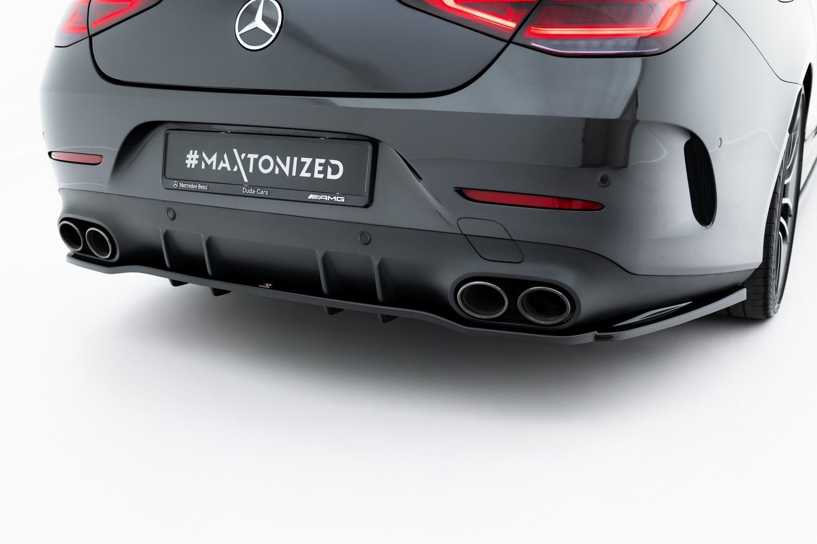 Splitter Arrière Anti-Rayures Maxton pour Protection Pare-Chocs CLS 53 AMG C257