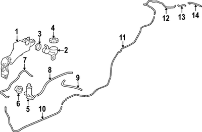 #ad Genuine Honda Washer Hose 76834 3W0 A01 $29.71