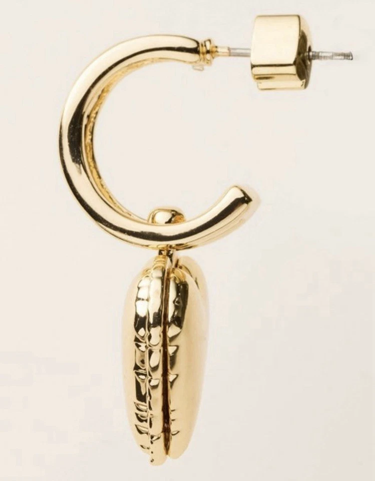 Pendientes colgantes Kate Spade New York X Target Mylar globo corazón tono dorado Foto 4 de 4