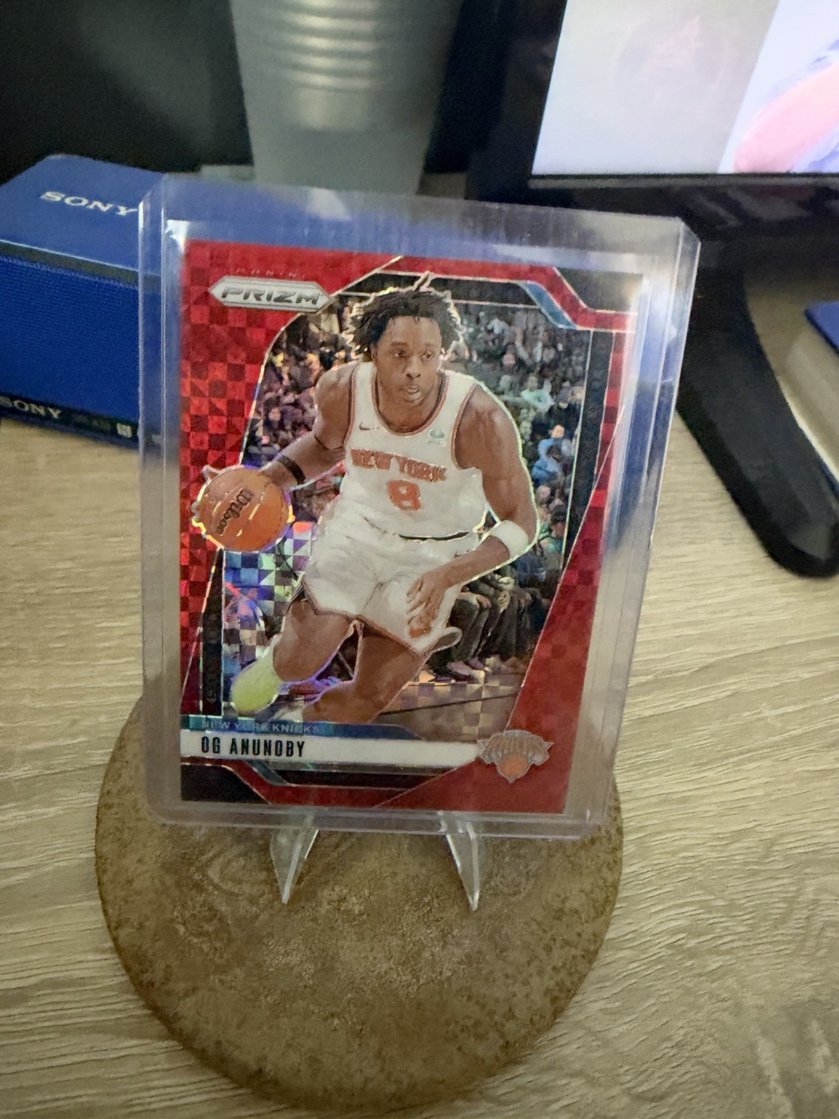 OG ANUNOBY 2024-25 Panini Prizm RED POWER 3/75 #149 Knicks