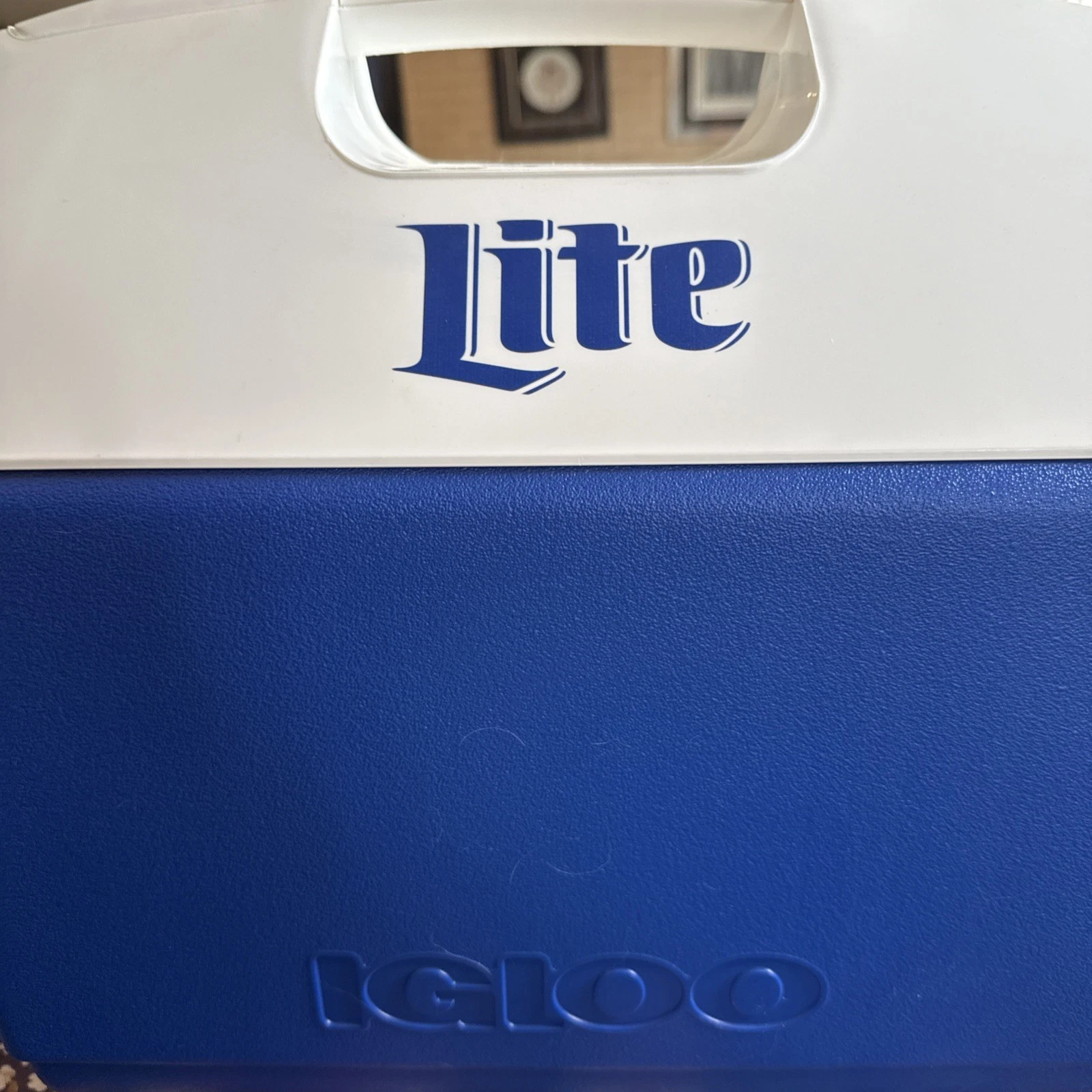 Rare Vintage Igloo Miller Lite Cooler Portable Insulated Beverage White Blue
Opens in a new window o
