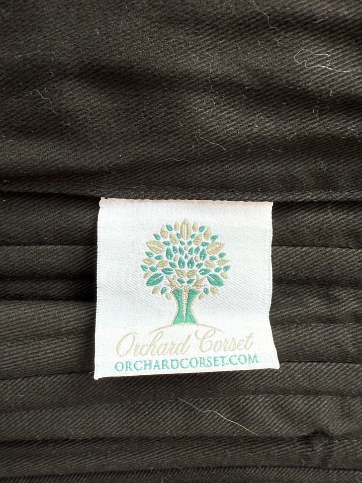 Corsé Orchard para mujer talla 20 robado deshuesado con forro de mezclilla PROPIO DE CELEBRIDADES Foto 3 de 4