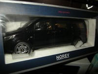1:18 Norev Mercedes-Benz V-Klasse Amg Line 2018 Black/Schwarz In OVP-SELTEN-
