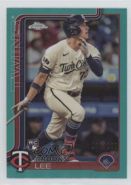 2025 Topps Chrome Teal Refractor 291/299 Brooks Lee #234 1ql6