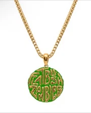 Flatbush Zombies FBZ Circle Chain in Forever Earth Green Necklace HTF! Sold Out