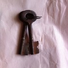 Vtg Colorado State Penitentiary Padlock & Keys Heavy Metal Jailhouse Prison Lock — photo 4