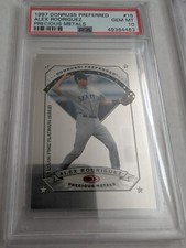 1997 Donruss Preferred Precious Metals Platinum Alex Rodriguez PSA 10 Gem Mint