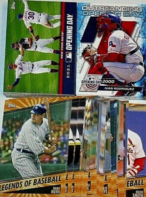2021 Opening Day Baseball Insert Cards - Pick From Drop Menu
