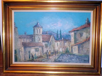 PABLO MATANIA SIGNED LISTED ARTIST ORIGINAL CANVAS OIL PAINTING