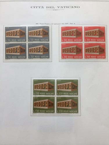 Vatican 1965/71 Art Religion Blocks MNH Album Collection (Apx 600+)1,6kg GM1976 - Picture 16 of 24