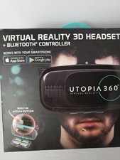 ReTrak Utopia 360 Virtual Reality 3D Headset Bluetooth Controller For Gaming
