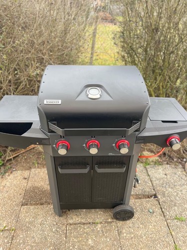 Tenneker Gasgrill mit 3 Brenner - Gußeisen Grillfläche - Bild 2 von 3