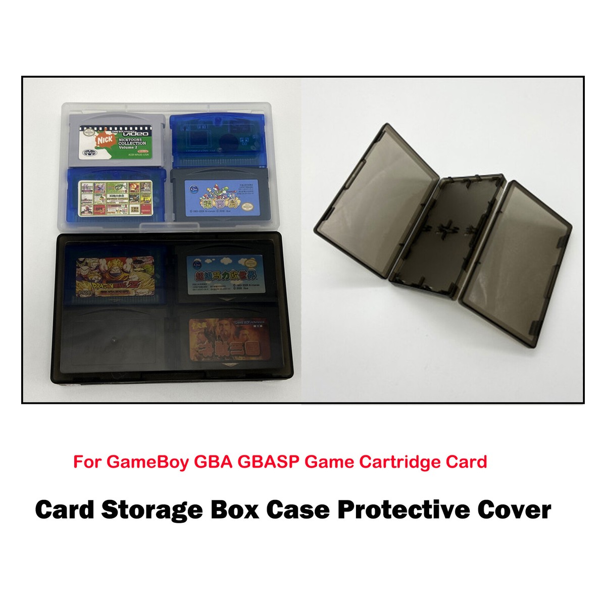 For GameBoy GBA GBASP Game Accessory Cartridge Card Case For GameBoy GBA GBASP Game Accessory Cartridge Card Case