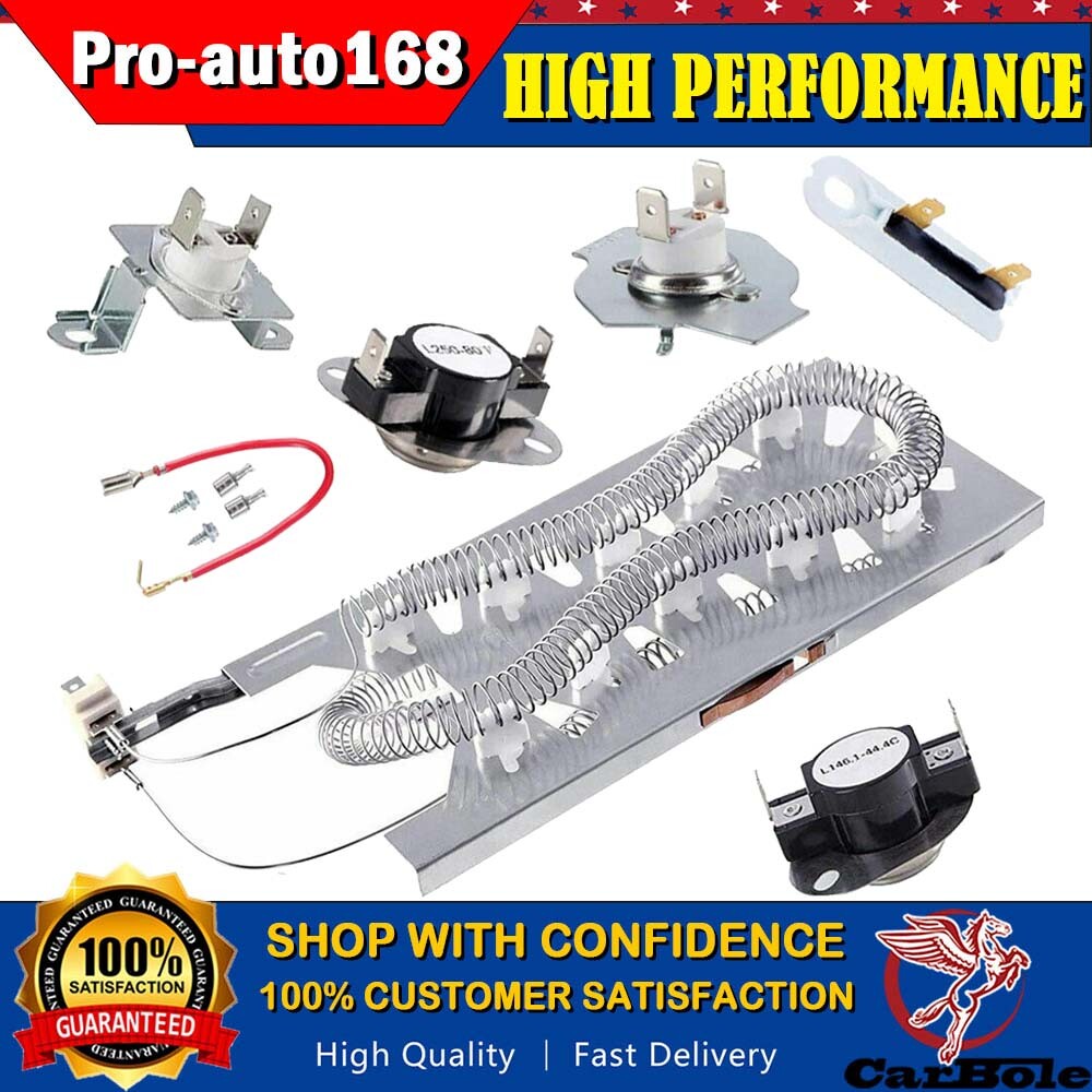 Heater Heating Element Kit 3387747 For Kenmore Elite HE4 Whirlpool