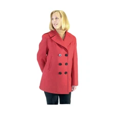 Sterlingwear, Authentic Wool Blend Peacoat, Womens, Multiple Colors, Made in USA
