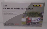 "Faller Car System H0 161554 Man Lkw Tgs \"Werkstattservicewagen\" Neu & Ovp"