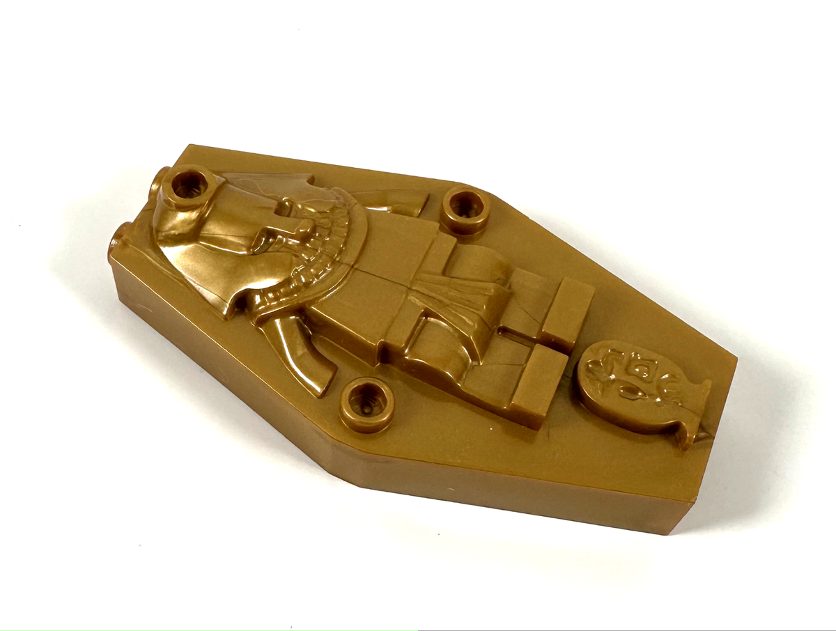 LEGO Mummy Sarcophagus Coffin Tomb Lid Pearl Gold 30164 Set 7327