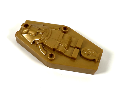 LEGO Mummy Sarcophagus Coffin Tomb Lid Pearl Gold 30164 Set 7327