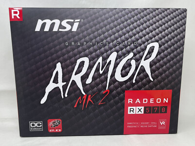 MSI Armor MK2 Radeon RX 570 8gb/in Box/free Shipping