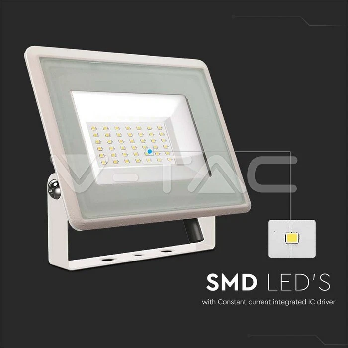 FARO LED V-TAC PROIETTORE LED 10/30/50/100W SERIE SLIM ULTIMA GENERAZIONE - Immagine 3 di 4
