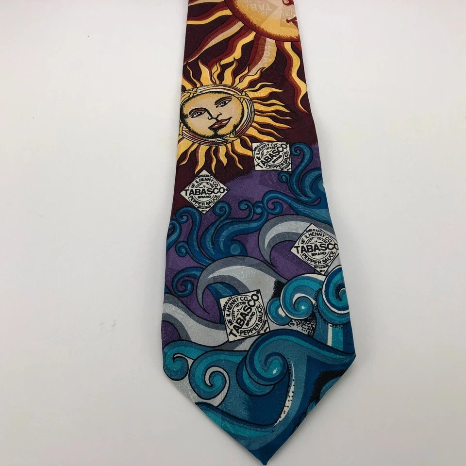 Tabasco Multicolor Sun Floral Tobasco  58 x 3.75 Mens Tie - Image 3 of 4