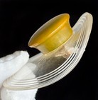 Brooch Pin Large Htf Retro Tested Vintage Bakelite Green Yellow Marbled Lucite