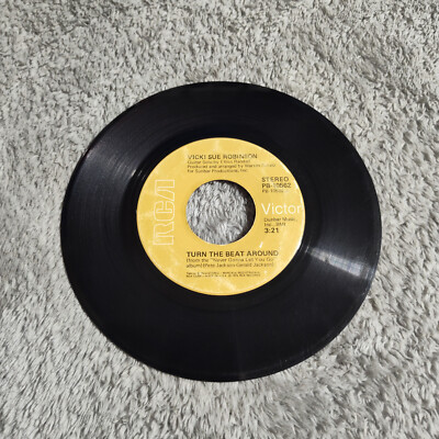 VICKI SUE ROBINSON Turn The Beat Around / Lack of Respect 45rpm 7'' 1976 RCA
