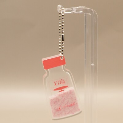 Table salt Rock salt Miniature Charm Acrylic Keychain Capsule Toy Japan ZA065