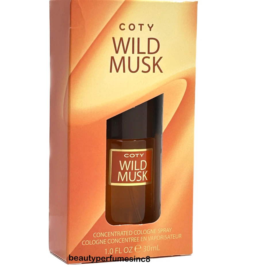 WILD MUSK by Coty Concentrado Colonia Spray 1 oz / 30 ml Para Mujer Nuevo Foto 2 de 3