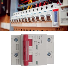 New Miniature Mini Circuit Breaker DC MCB Din Rail 2 Pole Air Switch 100Amp 500v