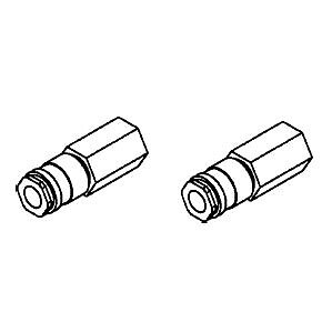 Robinair ROB-75125 Rectus Quick Coupler Set 25x3/8'' NPT