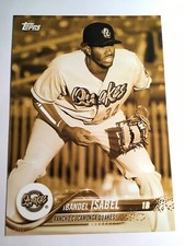 2018 Topps Pro Debut Jumbo 5x7 Ibandel Isabel Quakes 38 Gold 03/10