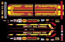 Tommy IVO Plymouth Funny Car Drag NHRA 1/43rd Scale Slot Car Decals