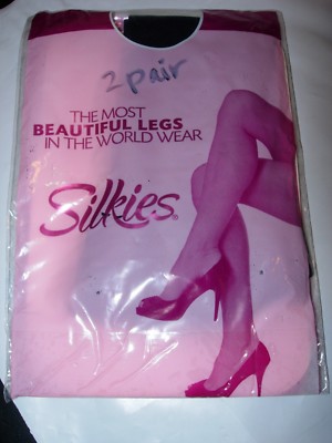 WOMENS PAIR Silkies DARK NAVY BLUE KNEE HIGHS TROUSER SOCKS REGULAR  911027