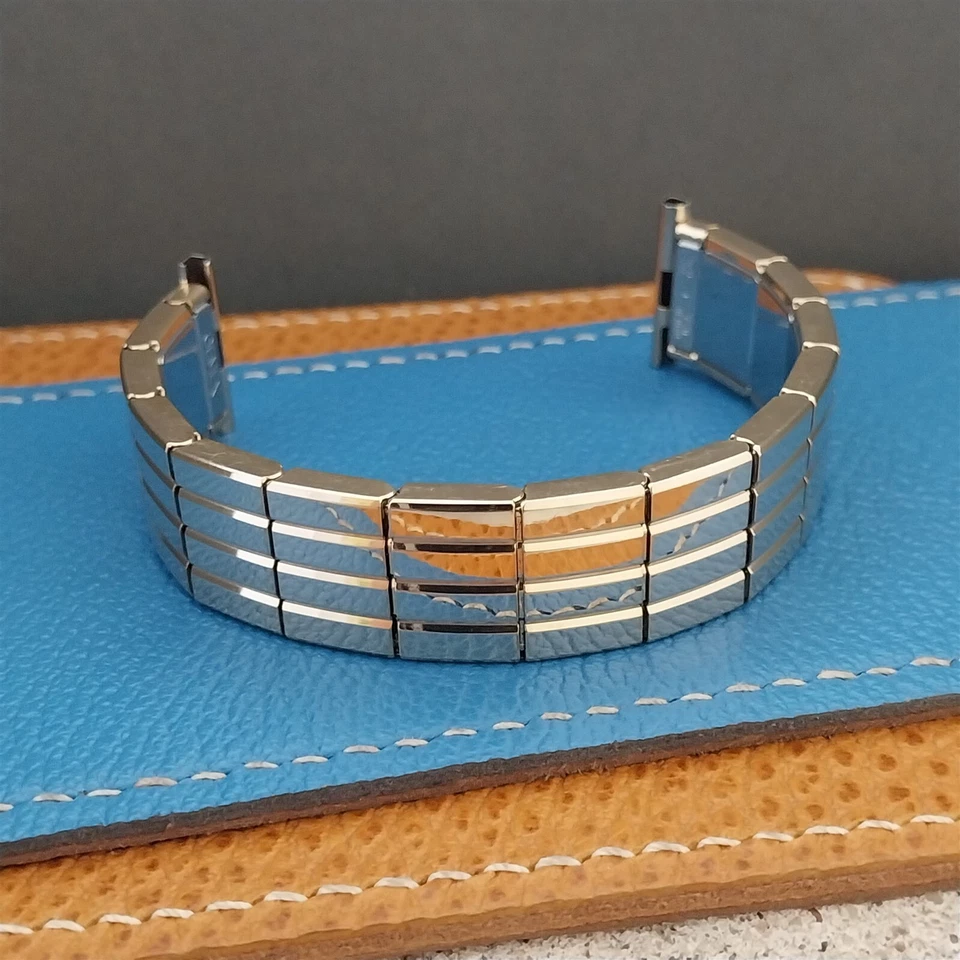 19mm 18mm 16mm 12k Gold-Fill Gemex Mainline Unused 1950s mcm Vintage Watch Band - Image 4 of 4