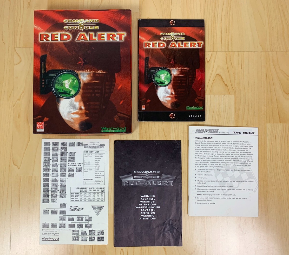 Command & Conquer Red Alert Big Box PC Game R4 PAL AUS/NZ Command & Conquer Red Alert Big Box PC Game R4 PAL AUS/NZ