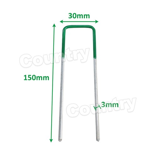 Primeturf Synthetic Artificial Grass Pins Fake Lawn Turf Weedmat U Pegs Plants - Picture 8 of 14