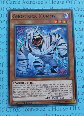 Yu-Gi-Oh! - Ghostrick Mummy (MP14-EN206) – Common Karte, Mega Pack 2014, 1st Edition, Sammelkarte