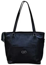 Boyt Harness Velia Concealed Carry Tote Bag 24101 BLACK Genuine Leather VEL20