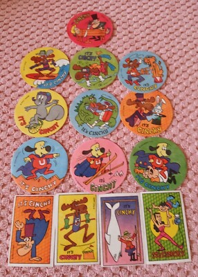 Leonardo & P.A.T. Ward UNDERDOG/BULLWINKLE PATCH SET- 14 - 1970s Premium Set