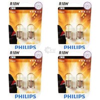4X Philips Vision 2St. R10W 12V 10W Ba15S Blister Birne