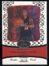 2007 TOPPS ECHELON DAEQUAN COOK #66 HEAT /25 ROOKIE BJ3